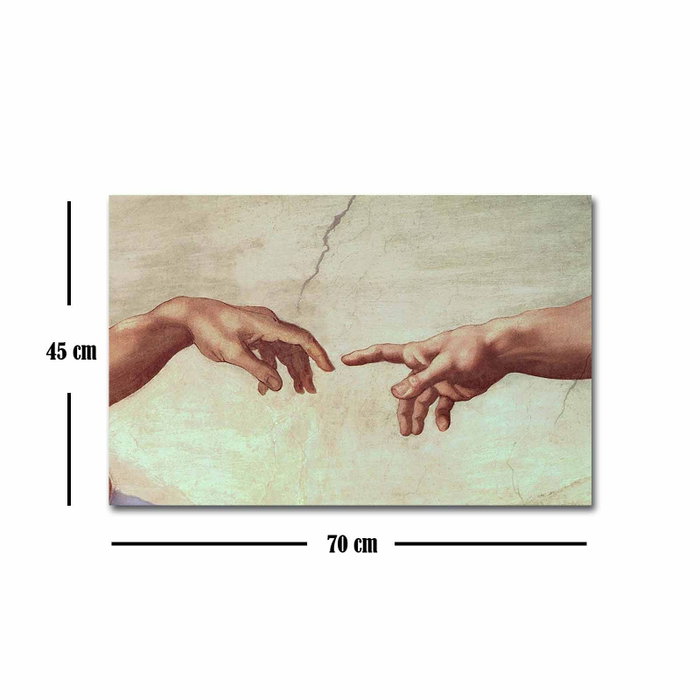 Wallity Lienzo Decorativo Michelangelo Buonarroti 45 x 70 cm